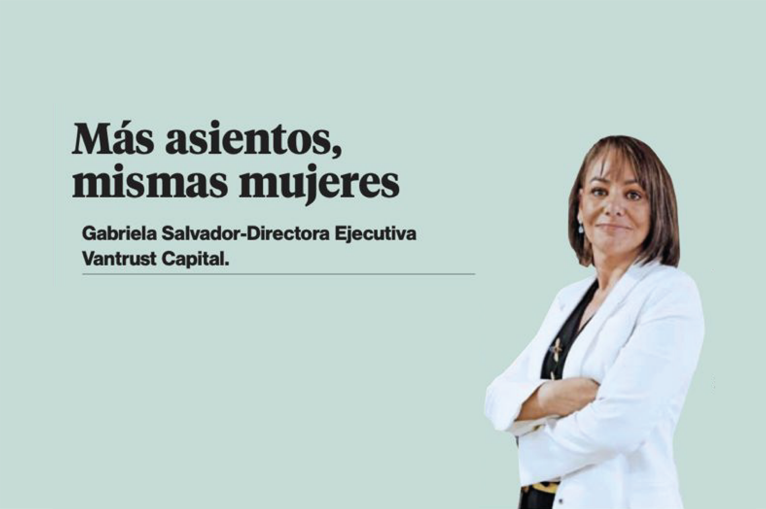 Más asientos, mismas mujeres 
